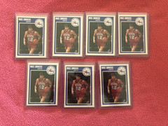 1989/90 Fleer MIKE GMINSKI #116 (Lot of 7) Basketball (M3261)