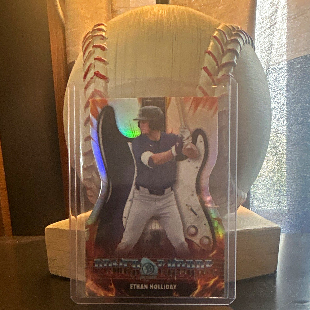 Topps 2026 Bowman Power Chords Insert Ethan Holliday #PC-20 Colorado Rockies