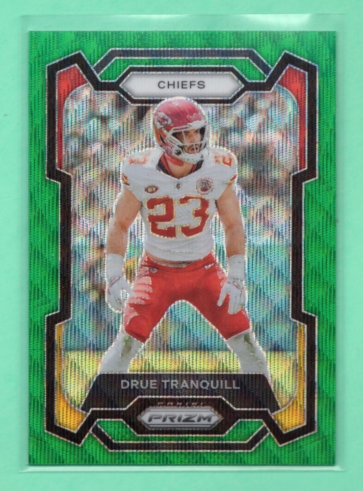 2023 Panini Prizm Drue Tranquill #156 Green Wave Prizm