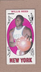 1969-70 TOPPS BASKETBALL WILLIS REED ROOKIE #60 KNICKS VGEX *A51589