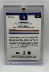 2025-26 Topps Chrome – VJ Edgecombe #253 Blue X-Fractor (RC)