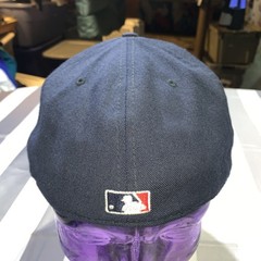 Vtg Rare 80s New York Yankees Wool New Era Pro Model 5950 Fitted Hat Size 7 1/2