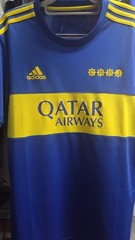 Boca Juniors 2021/2022 Adidas Home Soccer Jersey Medium Short Sleeve