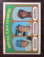 1972 Topps – League Leaders Tom Seaver, Dave Roberts, Don Wilson #91