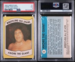 ANDRE THE GIANT 1982 WRESTLING ALL STARS ROOKIE CARD RC #1 PSA 3 HOF WWE WWF WCW