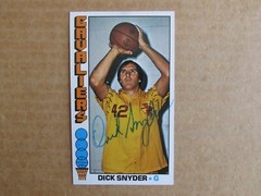 1976-77 TOPPS BASKETBALL SIGNED AUTOGRAPHED CARD SINGLES COMPLETE YOUR SET UPICK