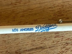 1977 Dodgers Yankees World Series Pen Vintage Lot of 3 + One Dodgers Dry Ink Bad