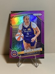 Panini 2025 WNBA Prizm Dearica Hamby Los Angeles Sparks Purple Prizm /149 #39