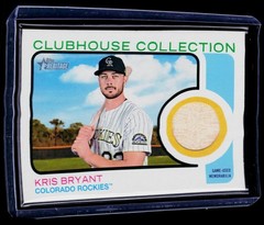 2022 Topps Heritage Kris Bryant Clubhouse Collection Relics High Number BS24