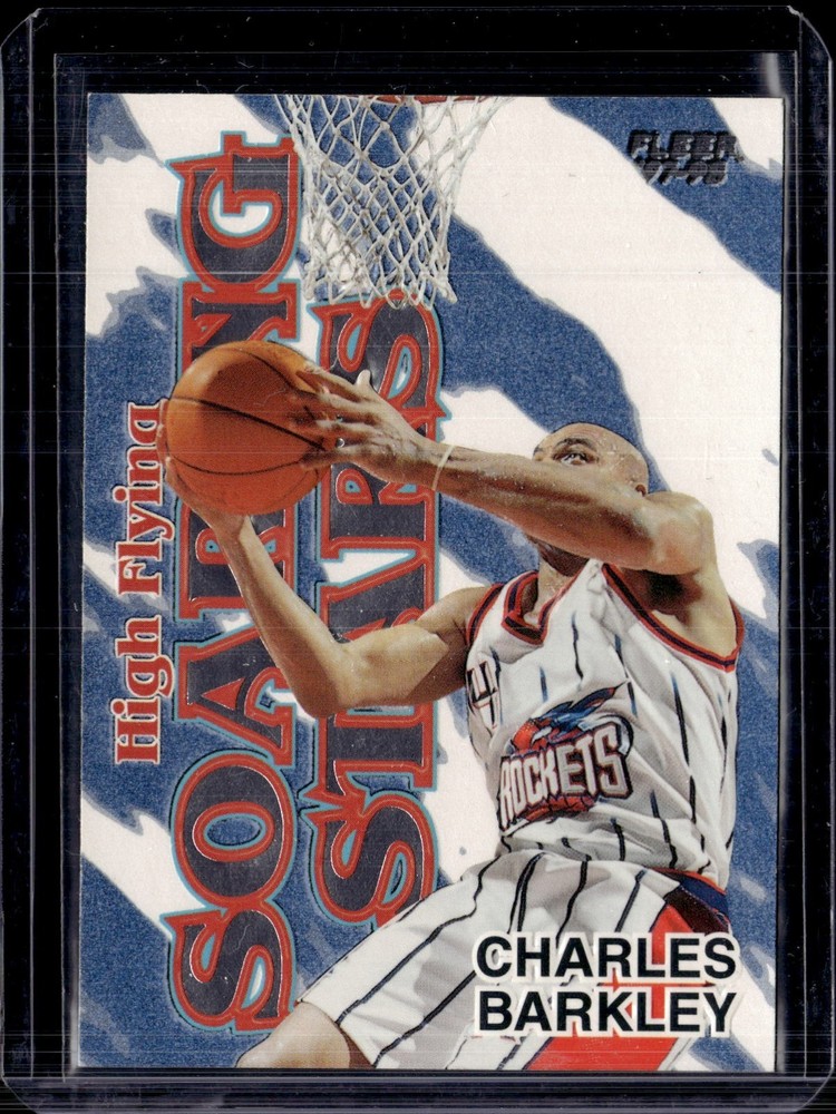 1997-98 Fleer #3 Charles Barkley Soaring Stars High Flying Houston Rockets