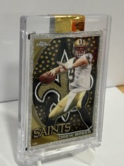 Drew Brees Custom novelty art New Orleans Saints Patch Handmade 1/1 CARD