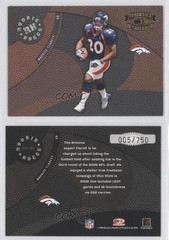 2005 Donruss Throwback Threads Rookie Hoggs 5/750 Maurice Clarett #RH-32 RC 0a6