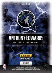 2024-25 Panini Instant Anthony Edwards BREAKAWAY 1/1355 SP Timberwolves #B18 🔥