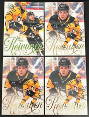 2025-26 Flair Hockey VILLE KOIVUNEN Image B Variant /349 + 3 Base Rookies (Pens)