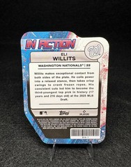 2025 Bowman In Action Eli Willits BIA-1 Die Cut Insert Nationals Prospect