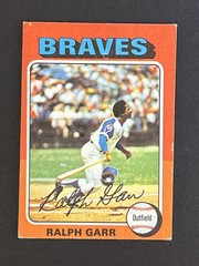 1975 Topps Mini Ralph Garr Atlanta Braves #550