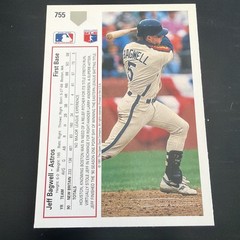 1991 Upper Deck – Jeff Bagwell #755 (RC)