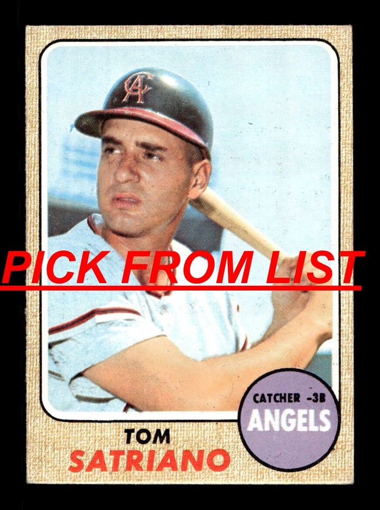 1968 Topps 8-243 VG-EX Pick From List All PICTURED cc8