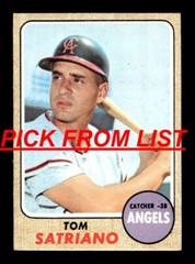 1968 Topps 8-243 VG-EX Pick From List All PICTURED cc8