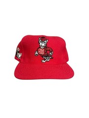 NC State Wolfpack Blockhead American Needle Snapback Hat Otto Red Adjustable Cap