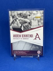 2015 Panini Contenders School Colors Andrew Benintendi #5 Arkansas