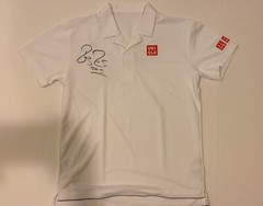 Roger Federer Autographed Signed Inscribed 2019 Uniqlo Shirt Indian Wells