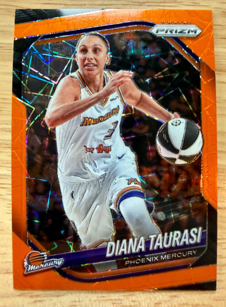 2025 Panini Prizm WNBA – Diana Taurasi #7 Orange Velocity Prizm