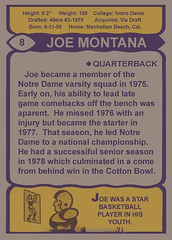 JOE MONTANA 79# BUY 5 GET 1 FREE ## or 30% OFF 12 OR MORE DIDDY-ORIGINAL-CUSTOMS