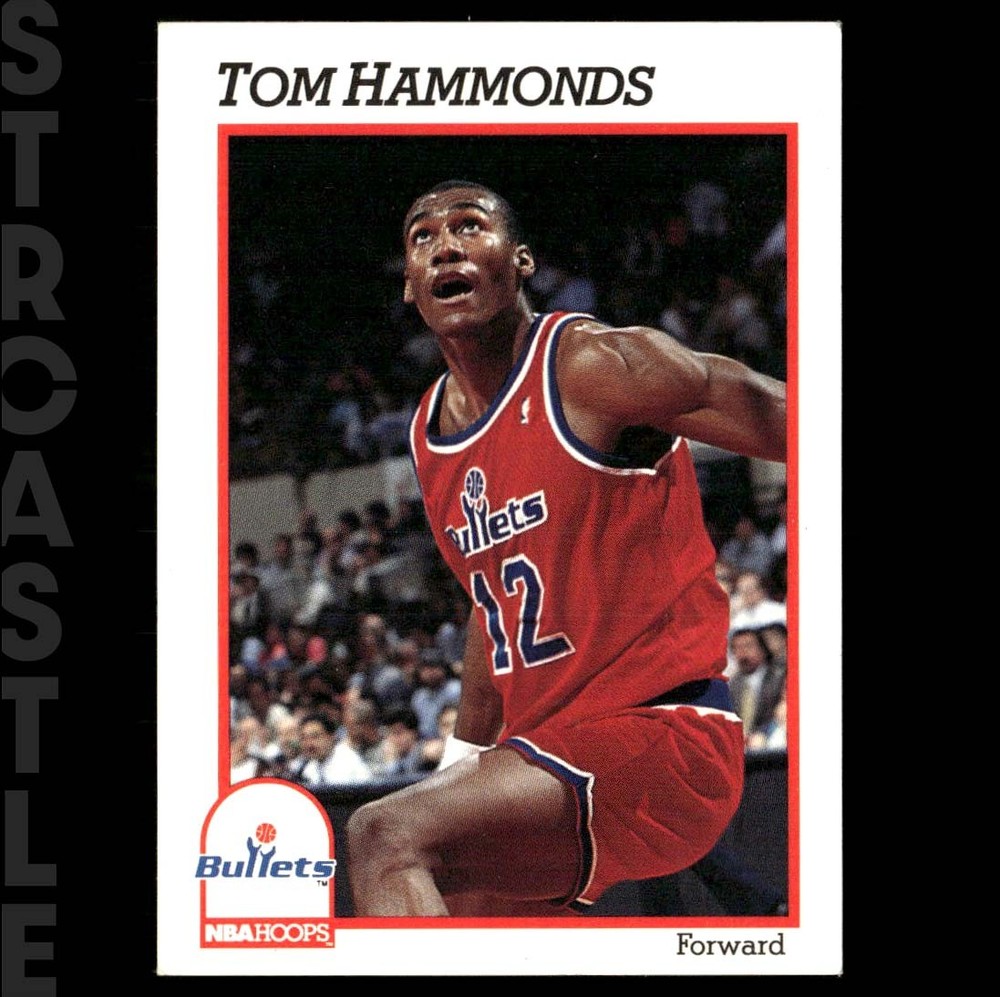 Tom Hammonds 1991 NBA Hoops #446 Bullets 🏀 Basketball Card