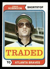 1974 Topps #23T Craig Robinson Traded