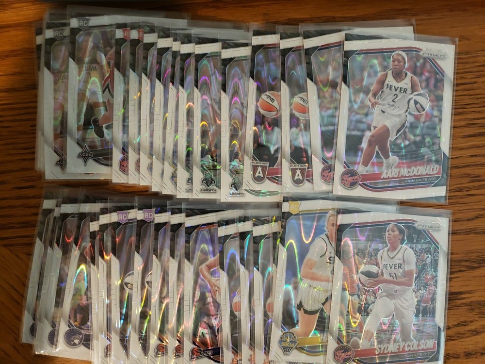2025 Panini Prizm WNBA White Seismic Refractors Vet Rookies Pick Your Card 1-150