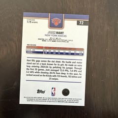 2025-26 Topps Chrome Josh Hart Ray wave Refractor