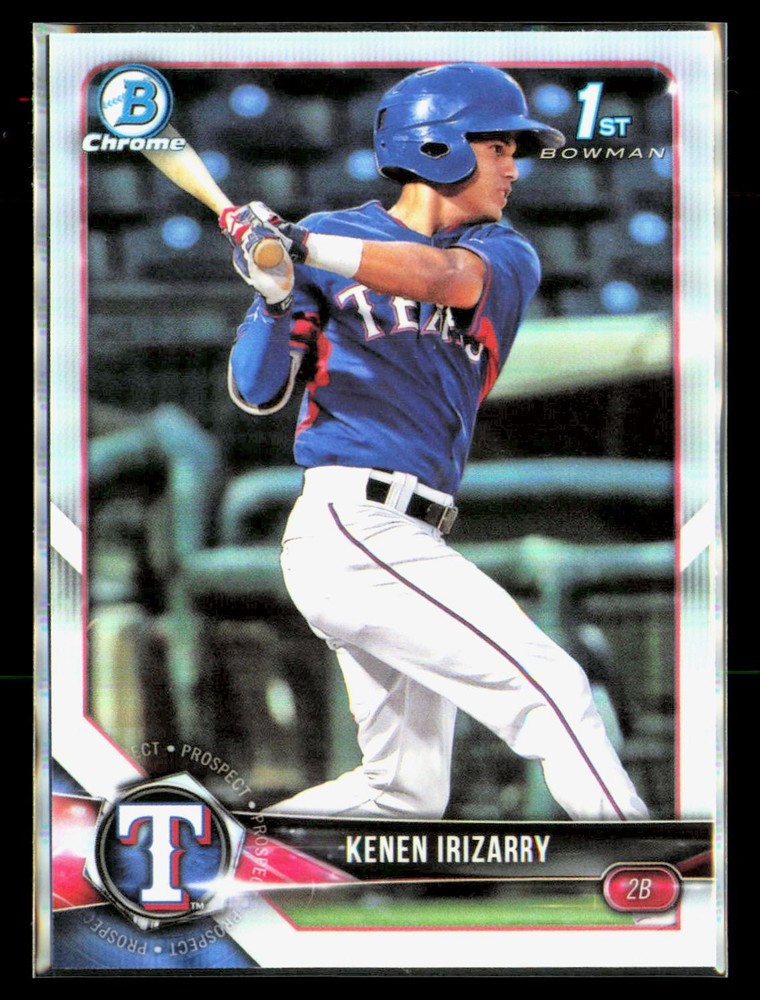 2018 Bowman Draft #BDC-140 Kenen Irizarry Chrome Refractors