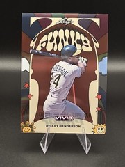 2024 Leaf Vivid Rickey Henderson Funky 1/1!