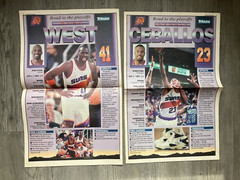 1993 AZ Tribune Newspaper Insert Phoenix Suns « The Road to the Playoffs » Barkley