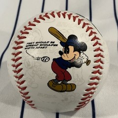 Walt Disneyland Resort Mickey Mouse Sketches Baseball Ball Souvenir Promotional