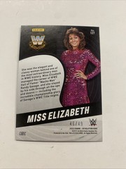E1077 2023 Panini Revolution WWE Miss Elizabeth /49 Cubic WCW