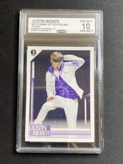 Justin Bieber 2010 Panini 1st Edition 65 Rookie CCG 10 RC