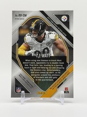 2025 Panini Prizm TJ Watt Premier Jersey Patch – Purple Pulsar Prizm Parallel