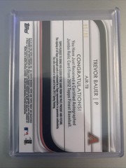 🔥ONLY99🔥 2012 Topps Finest Autograph Jumbo Relic Patch Trevor Bauer RC Orange