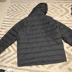 Nike Men’s Virginia Tech Black Hooded Puffer Jacket Size Medium