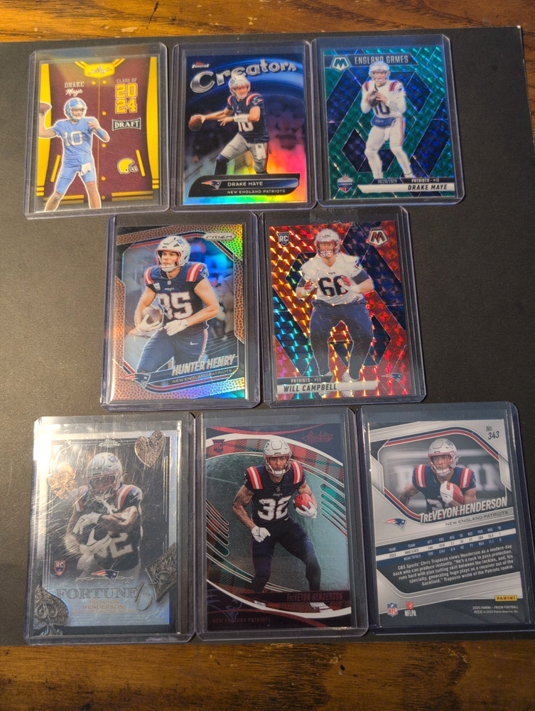 New England Patriots Player Pack ( 8 ) – MAYE / HENRY / CAMPBELL / HENDERSON