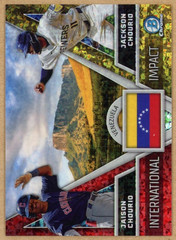 2024 Bowman Chrome International Impact Mini-Diamond Refractors Jackson Chourio