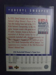 1994 Upper Deck USA Basketball – Women&rsquo;s Team Sheryl Swoopes #84 Rookie