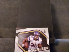 2025 Panini Prizm Black Football Adrian Peterson #90 Minnesota Vikings NM
