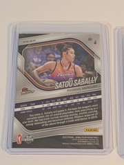 Satou Sabally Lot Of 2 2025 WNBA Prizm Silver & Green Parallel Cards #4 Mercury