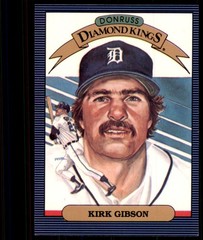 1986 Donruss Kirk Gibson Baseball Cards #1