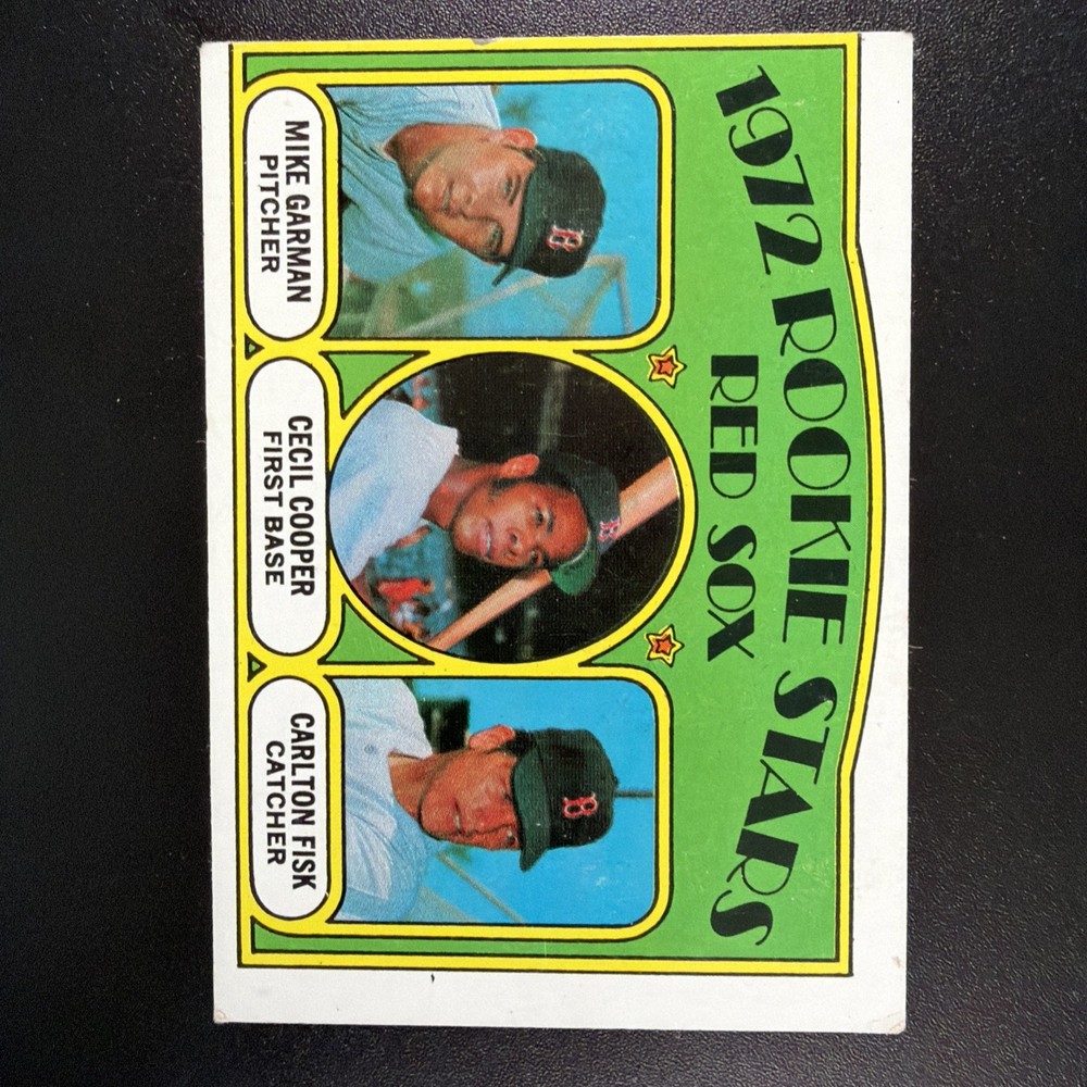 1972 Topps – 1972 Rookie Stars Carlton Fisk, Cecil Cooper, Mike Garman #79 (RC)