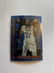 2025-26 Topps Chrome Johni Broome #285 Blue X-Fractor Rookie 76ers