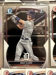 🔥⬛️Max Clark⬛️🔥1st Bowman 27 Card Lot 2023 Bowman Draft Prospect RC Tigers